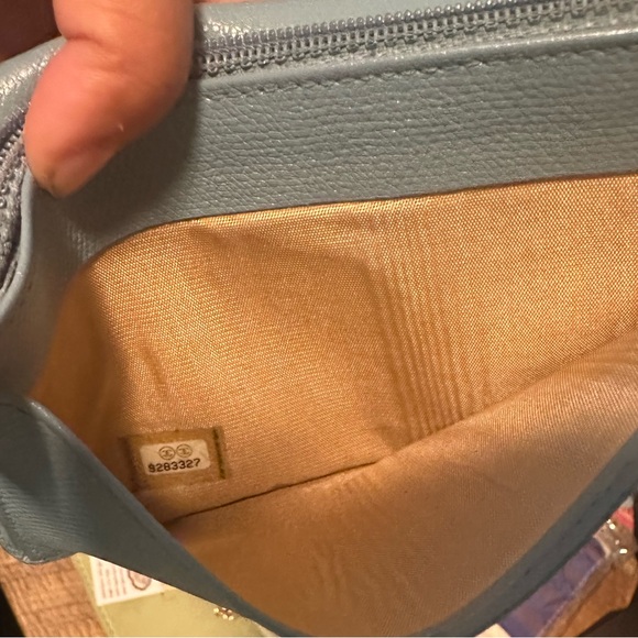 Chanel Blue long Wallet With Unbranded Chain and box - Picture 14 of 14